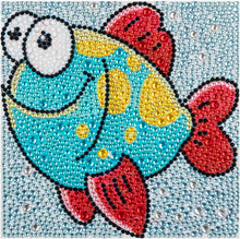 Load image into Gallery viewer, DIY Diamond Painting by Number Kits for Kids Cartoon Animal Picture Crystal Rhinestone Diamond Embroidery for Children Gifts