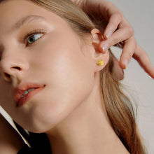 Load image into Gallery viewer, \Rose Flower Stud Earring Stainless Steel Gold Color Petal Earrings Trendy Women Great Gift Idea