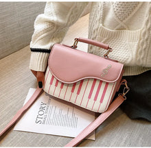 Load image into Gallery viewer, Luxury Designer Top Quality Piano Keys Cross Un-Branded Bag Music Note Handbags Luxury Bag Square Bag