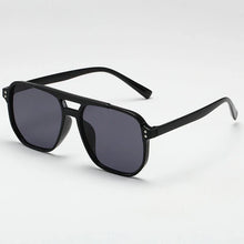 Load image into Gallery viewer, Women Men Square Sun Glasses Retro Polygon Sunglasses Female Black Vintage Fashion Ladies Oculos De Sol Double Beam Eyeglasses