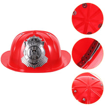 Load image into Gallery viewer, Hat for Kids Fire Safety Toy Boy Simulation Miss Childrens Fireman Hats Toddler