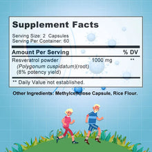 Load image into Gallery viewer, Balincer Resveratrol Capsules Support Cardiovascular Health, Antioxidants, Improve Immunity, and Promote Smooth Skin