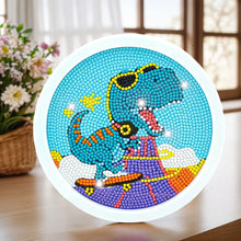 Load image into Gallery viewer, Cartoon Diamond Painting Kits Animals with Wooden Frame Kits for Kids DIY handmade Dinosaur Creative Point Diamond Paint