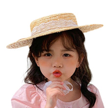 Load image into Gallery viewer, Baby Hat Fashion Straw Cap For Boys Girls Children Breathable Hat Show Kids Hat Beach Caps Summer Sun Hats