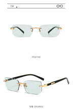 Load image into Gallery viewer, Fashion Rimless Sunglasses Men Women Populare Frameless Sun Glasses Male Female Classic Small Square Summer Traveling Shades