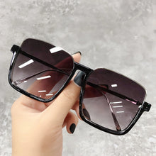 Load image into Gallery viewer, Sunglasses Women Oversize Travel Luxury Brand Design New Drive Semi-Rimless Square Frame Vintage Sun Glasses Ladies Men Unisex