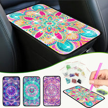 Load image into Gallery viewer, 1 DIY diamond painting set, canvas material mandala themed car pad, suitable for car interior decoration pad gifts.