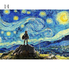 Load image into Gallery viewer, 5D Diamond Painting by Number Van Gogh Starry Night Famous Art Picture Set for Embroidery Cross Stitch Home Decorations Gifts