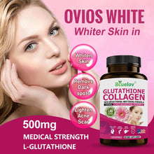 Load image into Gallery viewer, Glutathione Capsules L-Glutathione with Collagen Supplements for Skin Care, Liver Support, Antioxidant, Immune System