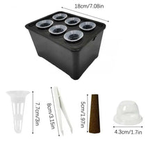 Load image into Gallery viewer, 1 36-piece hydroponic seedling starter kit, indoor soilless vegetable and herb growing system, perfect for balcony gardening