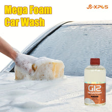Load image into Gallery viewer, Mega Foam Car Wash Soap - High-Concentrated Foam Wash For Cars - Natural Citrus Scent, Non-Streaking, Safe For All Surfaces, 30% Active Ingredients For Superior Cleaning And Lubrication, Phosphate-Free, Neutral PH Formula
