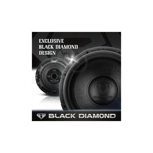 Load image into Gallery viewer, BLACK DIAMOND DIA-T12.4D 12" Car Audio Subwoofer with Aluminum Basket 2000 Watts Dual Voice Coil 4+4 DVC 4 Ohm (1 Speaker)