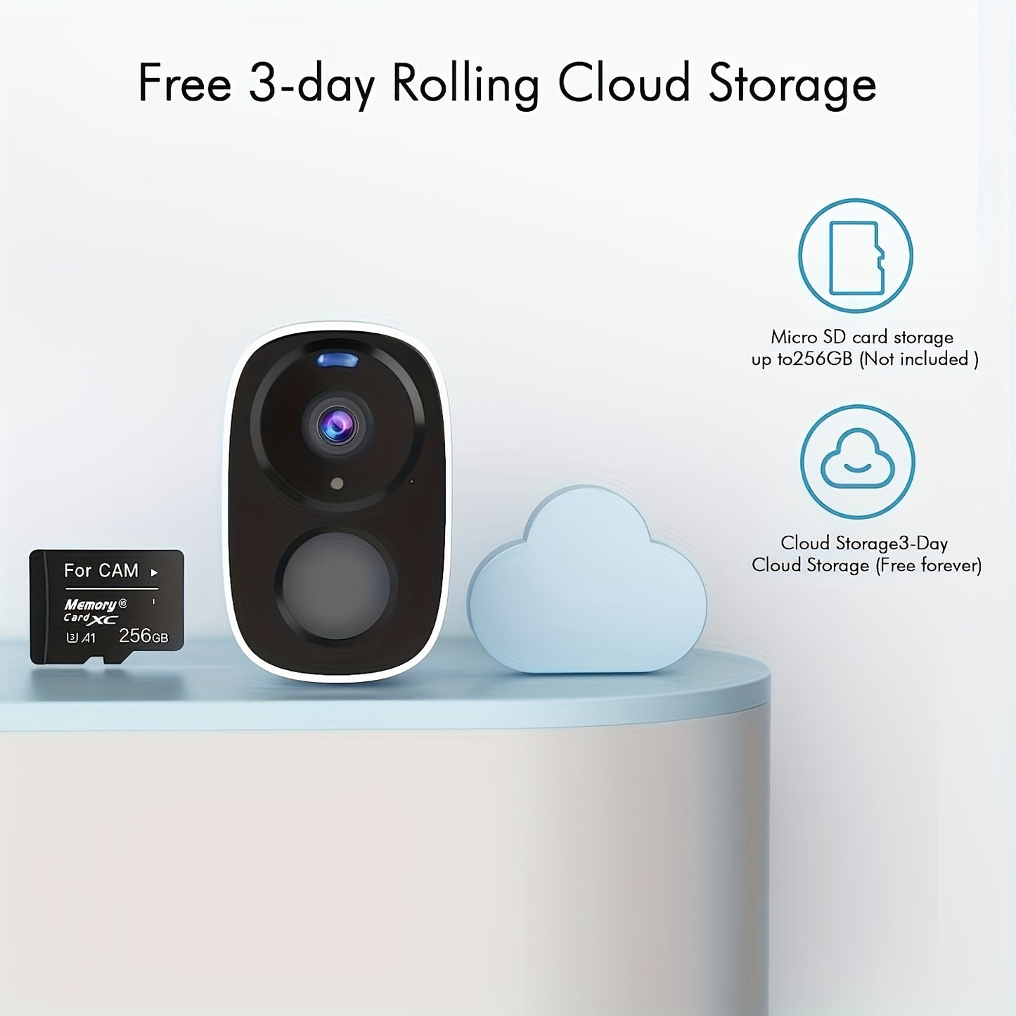 2K 3MP Wireless Outdoor Security Camera with Spotlight, Siren Alarm, 2-Way Audio, Color Night Vision, AI & PIR Motion Detection, and AI Detection for Home Security