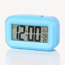 Load image into Gallery viewer, Sleek Digital Alarm Clock with Temperature Sensor, Luminous LED Display, Sleep Timer - A Chic, Smart Room Decor Piece