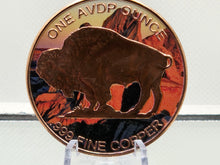Load image into Gallery viewer, 1oz .999 Fine Colorized Indian Head & Buffalo Liberty Copper Round Invest Today