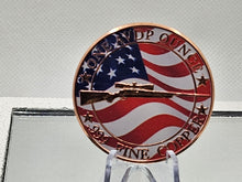 Load image into Gallery viewer, Colorized White Tailed Deer 999 1oz Copper Round.