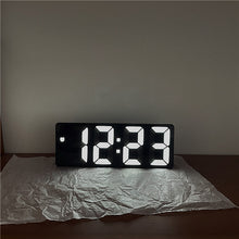 Load image into Gallery viewer, 1pc Smart Voice-Controlled LED Desk Clock with Snooze Function - Silent Digital Alarm for Bedroom & Office Use