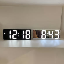 Load image into Gallery viewer, 1pc Smart Voice-Controlled LED Desk Clock with Snooze Function - Silent Digital Alarm for Bedroom & Office Use