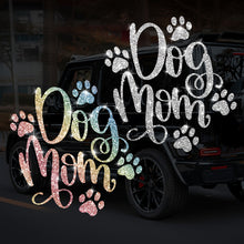 Load image into Gallery viewer, 1pc Shiny Car Sticker - Cute Dog Mom Design, Warm Cartoon Love Pet Sticker for Car Body, Laptop, Window Decoration