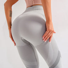 Load image into Gallery viewer, Sexy High Waist Fitness Leggings Women Seamless Leggings Hollow Printed Workout Slim Pants Spandex Elastic ityWorkout Socks