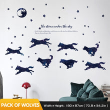 Load image into Gallery viewer, Self-Adhesive Silhouette Wolf Stickers Bedroom Living Room Decor Creative Personality Wall Decor Office Decoration Home Decor
