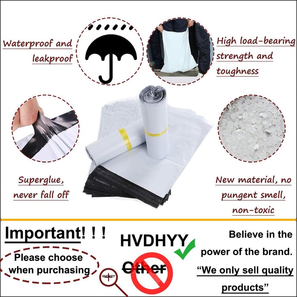 Plastic Mailer Bag Shipping Package White Foldable Envelope Bag Postage Poly Currier Bag Packaging Bag for Shipping Delivery