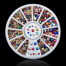 Load image into Gallery viewer, Total Nail Bling Kit 2mm/3mm/4mm/5mm AB Acrylic Diamond Nail Glitter Rhinestones Crystals DIY Nail Art Decorations Manicure Accessories Tools