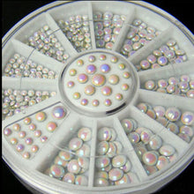 Load image into Gallery viewer, Total Nail Bling Kit 2mm/3mm/4mm/5mm AB Acrylic Diamond Nail Glitter Rhinestones Crystals DIY Nail Art Decorations Manicure Accessories Tools