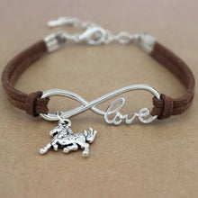 Load image into Gallery viewer, Dog Paws Best Friends Heart Unicorn Animal Infinity Love Charm Bracelets Jewelry Women Men Girl Boy Unisex Gift 20 Colors