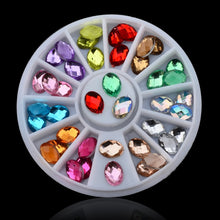 Load image into Gallery viewer, Total Nail Bling Kit 2mm/3mm/4mm/5mm AB Acrylic Diamond Nail Glitter Rhinestones Crystals DIY Nail Art Decorations Manicure Accessories Tools