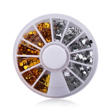 Load image into Gallery viewer, Total Nail Bling Kit 2mm/3mm/4mm/5mm AB Acrylic Diamond Nail Glitter Rhinestones Crystals DIY Nail Art Decorations Manicure Accessories Tools