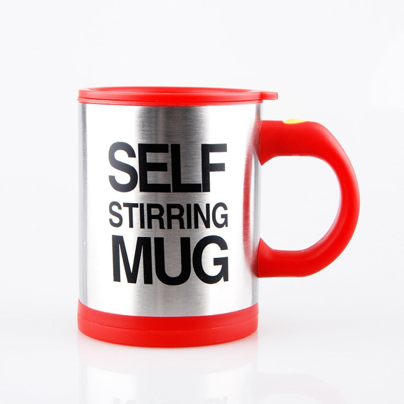 400ml Automatic Self Stirring Coffee Mug Liquid Mixing Stainless Steel Thermal Cup Electric Double Insulated Smart Cup