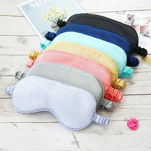 Load image into Gallery viewer, Sleeping Eye Mask Bag Soft Comfort Multicolor Silk Shading Sleep Mask Cover Blindfold Shield Patch Eyeshade Health Sleeping Shield Bag
