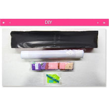 Load image into Gallery viewer, 5D DIY Diamond Painting Colorful Cat Full Round Diamond Embroidery Cross Stitch Do It Yourself Craft Kit Pet Picture Ships from USA