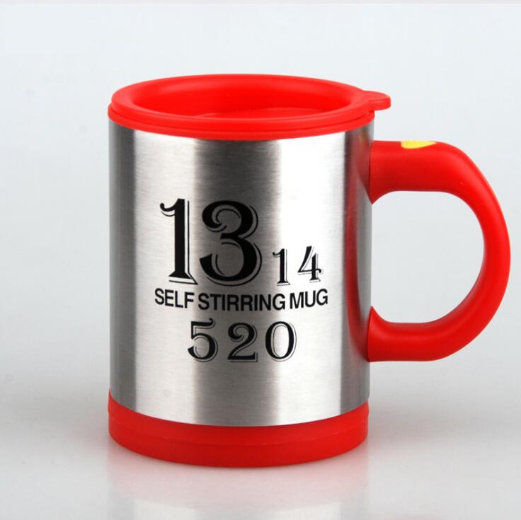 400ml Automatic Self Stirring Coffee Mug Liquid Mixing Stainless Steel Thermal Cup Electric Double Insulated Smart Cup