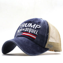 Load image into Gallery viewer, Hot Trump 2024 American Presidential Hat Make America Great Again Hat Donald Trump Republican Hat Cap MAGA Embroidered Mesh Cap