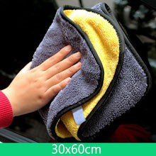 Load image into Gallery viewer, Professional Premium Microfiber Towel Thick Cleaning Cloth Drying Towel Absorbent Cleaning Double-Faced Plush Towels for Cars