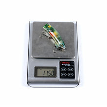 Load image into Gallery viewer, 1pc Floathing Lure with Treble Hook 3D Printed Topwater Popper Fishing Lure 7.8cm 11.5g Hard Bait Plastic Fishing Tackle Crankbait 7 Colors