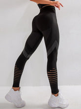 Load image into Gallery viewer, Sexy High Waist Fitness Leggings Women Seamless Leggings Hollow Printed Workout Slim Pants Spandex Elastic ityWorkout Socks