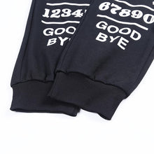 Load image into Gallery viewer, New Punk Grunge Gothic Pants Wegi Board Pentagram Pant Hollow Out Patchwork Trouser Vintage Look Ouija Board Black Trendy Joggers