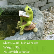 Load image into Gallery viewer, Creative Cute Resin Rural Frog Statue Outdoor Frogs Sculpture For Home Desk Garden Store Decorative Decor Ornament Dropshipping