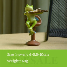 Load image into Gallery viewer, Creative Cute Resin Rural Frog Statue Outdoor Frogs Sculpture For Home Desk Garden Store Decorative Decor Ornament Dropshipping