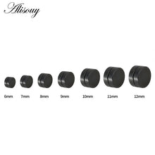 Load image into Gallery viewer, 2pcs Punk Mens Strong Magnet Magnetic Ear Stud Set Non Piercing Earrings Ear Plugs Jewelry Gift for Friends Lovers