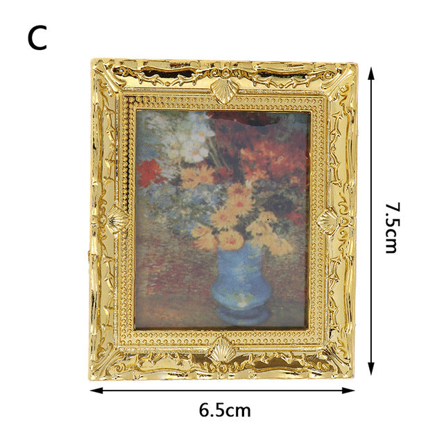 Vintage Style Photos Painting Mural Wall Picture Frames