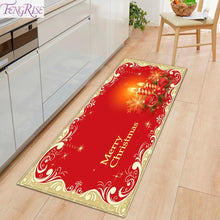 Load image into Gallery viewer, Christmas Decor Flannel Carpet Home Rug Bathroom Doormat Merry Christmas Decor 2021 Navidad Xmas Party Decor Happy New Year