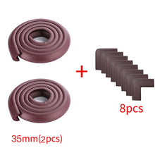 Load image into Gallery viewer, 8pcs Baby Safety Proofing Edge Corner Guards Desk Table Corner Protector Children Protection Furniture Bumper Corner Cushion
