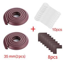 Load image into Gallery viewer, 8pcs Baby Safety Proofing Edge Corner Guards Desk Table Corner Protector Children Protection Furniture Bumper Corner Cushion