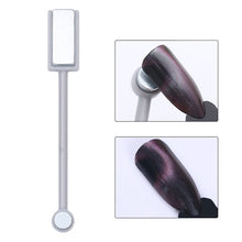 Load image into Gallery viewer, Nail Art Magnet Stick Cat Eye Magnet for UV Gel Varnish Polish 9D Cat Eye Line Strip Effect Strong Magnetic Pen Nail Art Tools