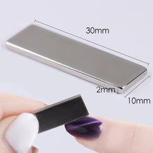 Load image into Gallery viewer, Nail Art Magnet Stick Cat Eye Magnet for UV Gel Varnish Polish 9D Cat Eye Line Strip Effect Strong Magnetic Pen Nail Art Tools