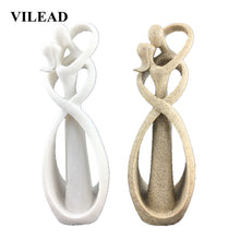 Load image into Gallery viewer, 23cm Sandstone Kissing Lover Statuettes Wedding Statue Decoration Anniversary Souvenirs Figurines Ornaments For Home Gift